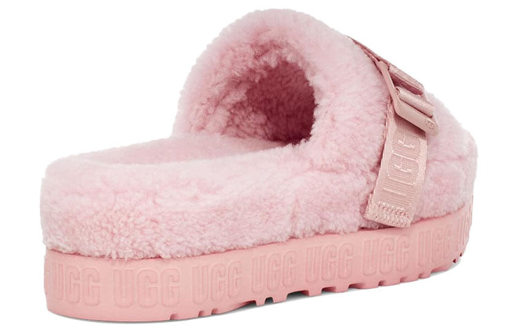 (WMNS) Fluffita Thick Sole Pink Slippers 1113475-PCD - Image 4