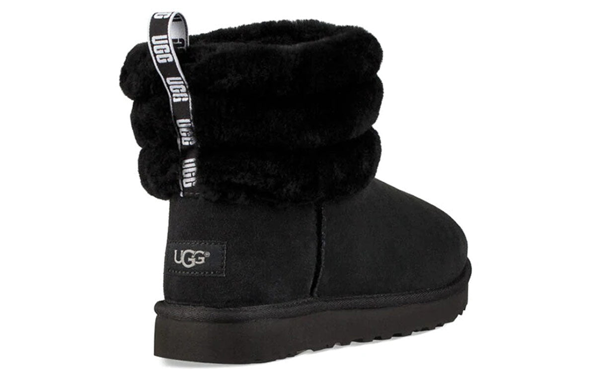 (WMNS) Classic Mini Fluff Quilted Boot 'Black' 1098533-BLK - Image 5