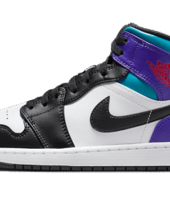air jodan 1 Mid Court Purple Tropical Twist