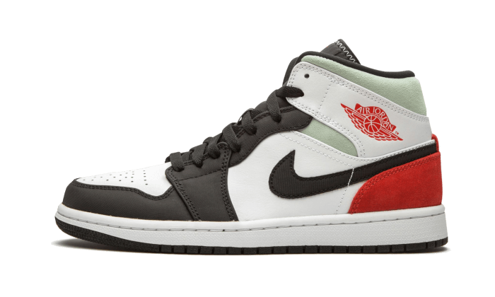 air jodan 1 Mid SE Red Black Toe