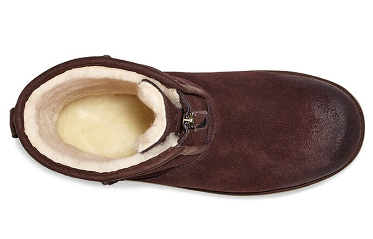 Classic Short Front Zip Boot 'Stout Brown' 1106438-STT - Image 4