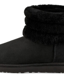 Alternative view of (WMNS)  Classic Mini Fluff Quilted Boot 'Black' 1098533-BLK