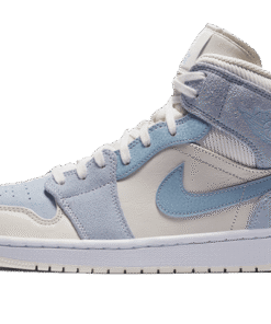air jodan 1 Mid Mixed Textures Blue