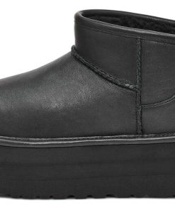 Alternative view of (WMNS)  Classic Ultra Mini Platform Boot 'Black Leather' 1141510-BLLE