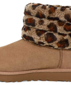 Alternative view of (WMNS)  Fluff Mini Quilted Leopard Fleece Lined 'Leopard print' 1105358-AMP