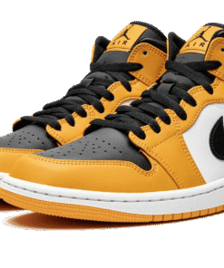 Alternative view of air jodan 1 Mid Taxi