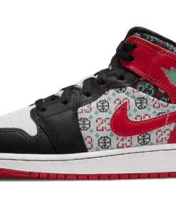 air jodan 1 Mid SE Ugly Christmas Sweater