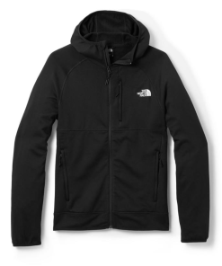 The North Face fleece hoodie  Black