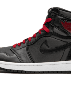 air jodan 1 Retro High Black Satin Gym Red