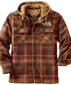 Mens Casual Autumn And Winter Thickened Plaid Long Sleeve Coat