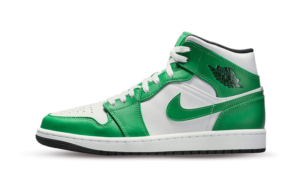 air jodan 1 Mid Lucky Green
