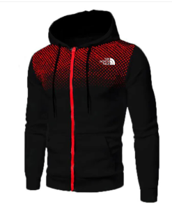 The North Face Men's casual zipper sports hat set