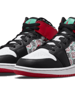 Alternative view of air jodan 1 Mid SE Ugly Christmas Sweater