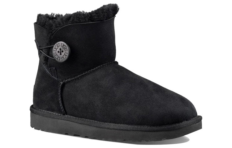 (WMNS) Mini Bailey Button II Boot Fleece Lined Black 1016422-BLK - Image 4