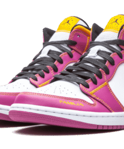 Alternative view of air jodan 1 Mid Dia de los Muertos