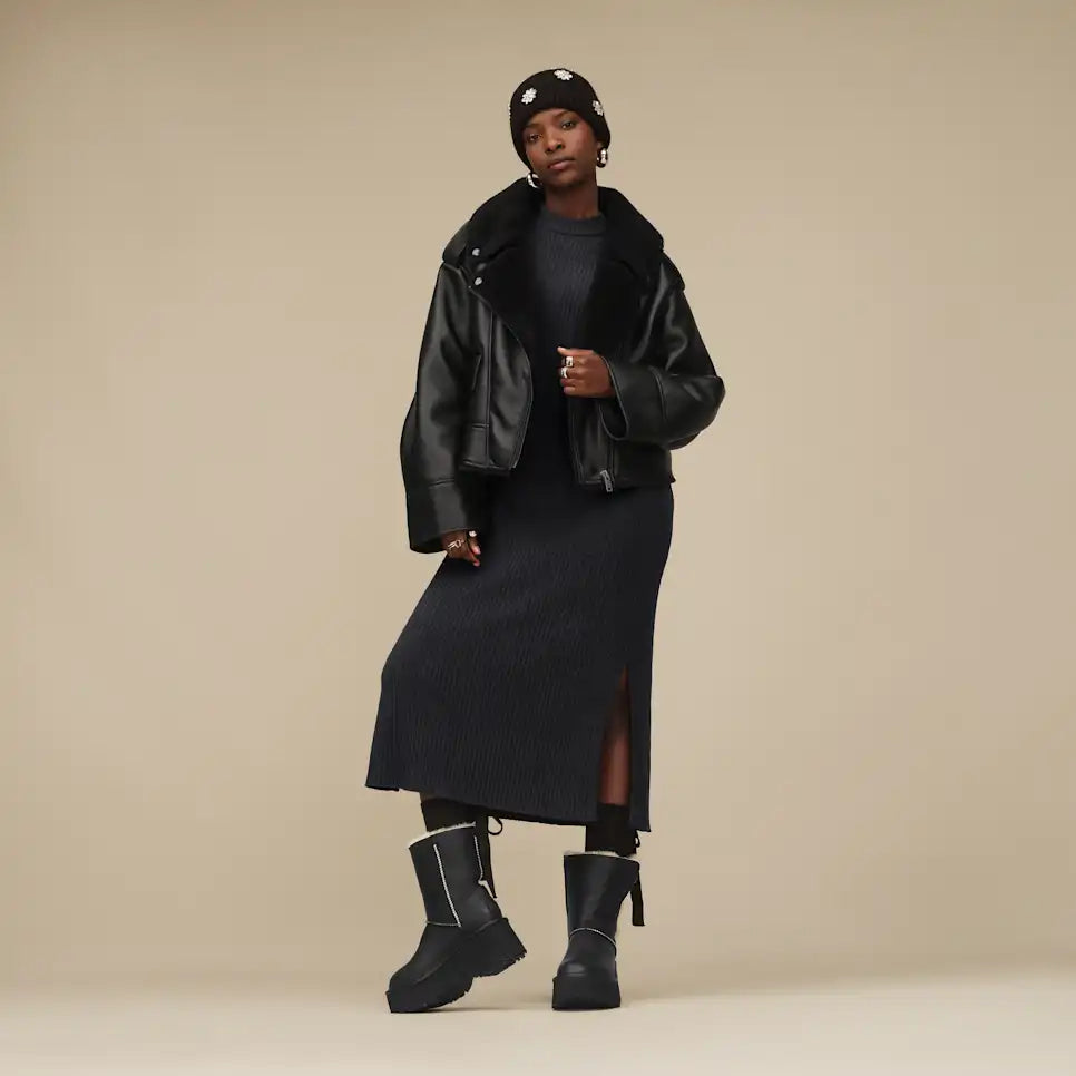 Femme Finnian LuxeFluff Moto Jacket - Image 5