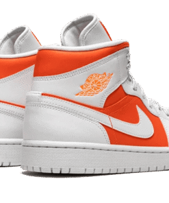 Alternative view of air jodan 1 Mid SE Bright Citrus