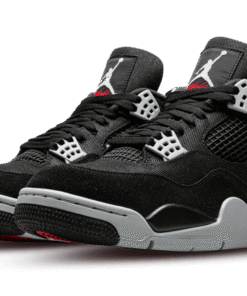 Alternative view of air jodan 4 Retro SE Black Canvas