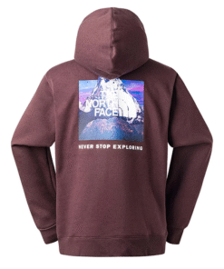 Alternative view of The North Face photo print hoodie BROWN