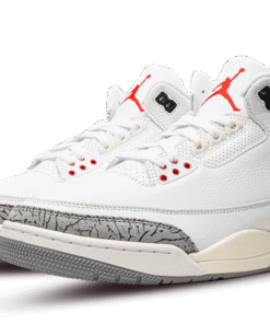 Alternative view of air jodan 3 Retro White Cement Reimagined