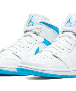 Alternative view of air jodan 1 Mid UNC