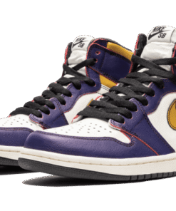 Alternative view of air jodan 1 Retro High OG Defiant SB LA to Chicago