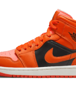 air jodan 1 Mid SE Rush Orange Crimson Bliss