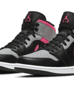 Alternative view of air jodan 1 Mid Pink Shadow