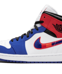 air jodan 1 Mid Multi-Color Swoosh