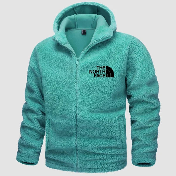 2024 THE NORTH FACE-Men's Fleece Hoodie Sherpa Jacket Full Zip with 4 Pockets - Image 3