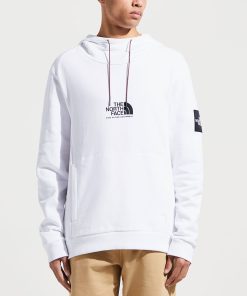 Alternative view of The North Face - Men's Fine Alpine Hoodie - TNF White/ Retro Orange