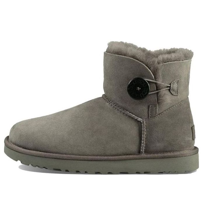 (WMNS) Mini Bailey Button II Boot Fleece Lined Gray 1016422-GREY