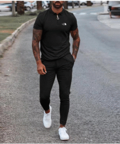 The North Face Summer Short Sleeve Solid Long Suits For Men