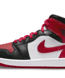 air jodan 1 Mid Alternate Bred Toe
