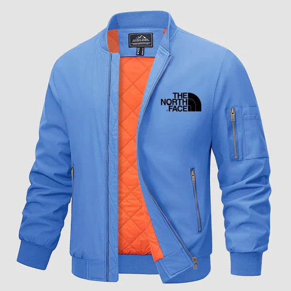 2024 THE NORTH FACE-Men's Bomber Jacket - Casual Spring Zip-Up Windbreaker with Pockets - Image 5