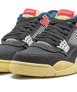 Alternative view of air jodan 4 Retro Union Off Noir