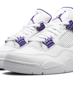 Alternative view of air jodan 4 Retro Metallic Purple