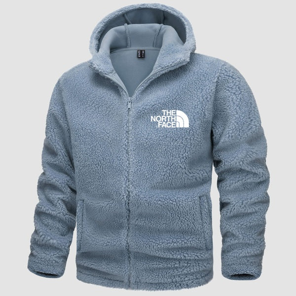 2024 THE NORTH FACE-Men's Fleece Hoodie Sherpa Jacket Full Zip with 4 Pockets - Image 7