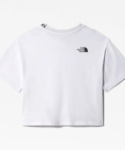 Alternative view of The North Face - W New SS Crop Zumu Tee - TNF White