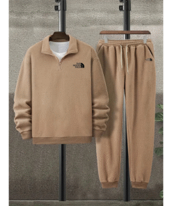 The North Face Casual V-neck long sleeve pullover suit