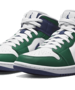 Alternative view of air jodan 1 Mid SE Seahawks