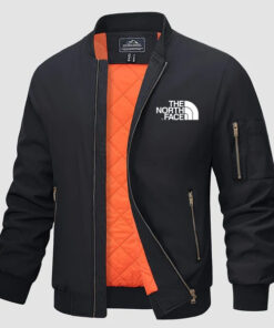 Alternative view of 2024 THE NORTH FACE-Men's Bomber Jacket - Casual Spring Zip-Up Windbreaker with Pockets