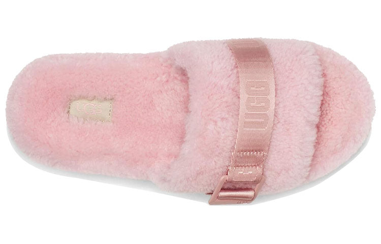 (WMNS) Fluffita Thick Sole Pink Slippers 1113475-PCD - Image 5