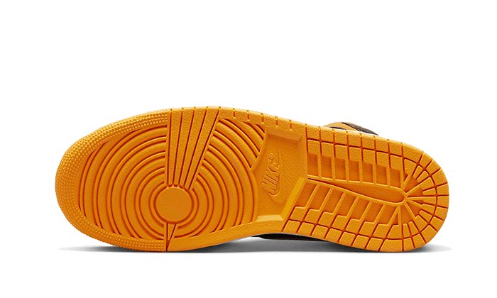 air jodan 1 Mid Fat Tongue Black Orange - Image 2
