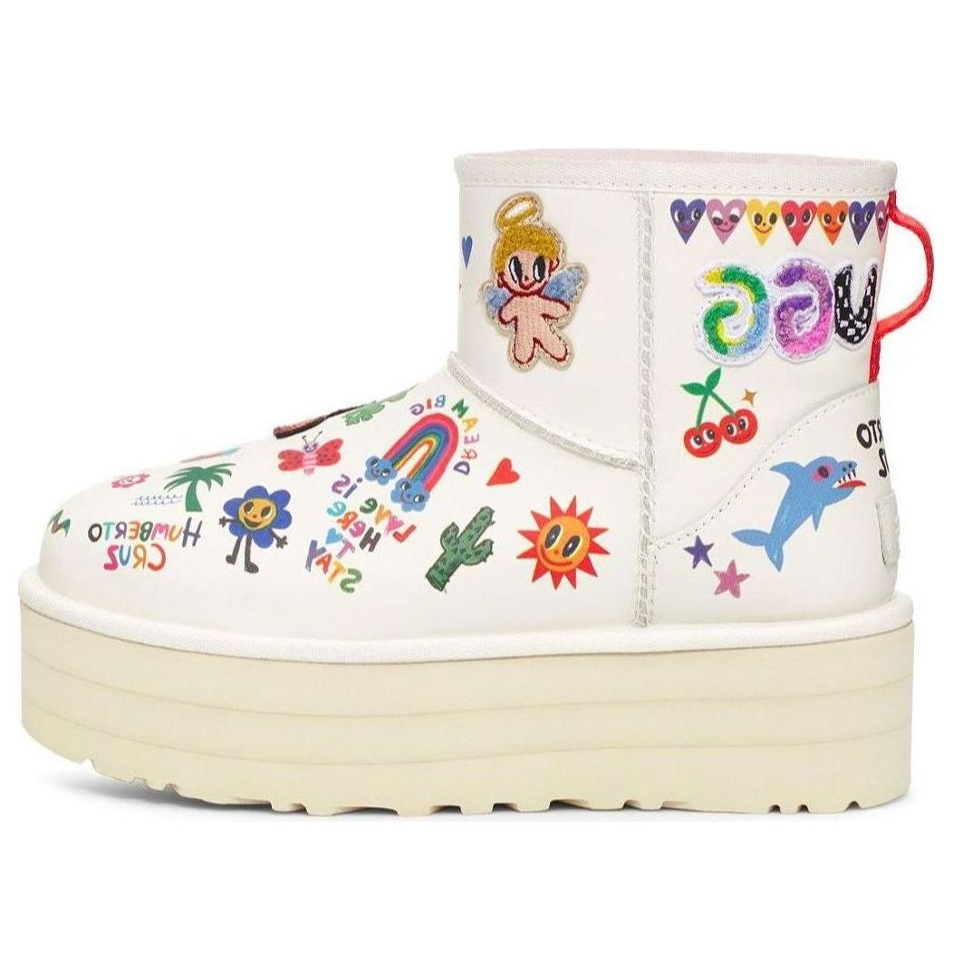 (WMNS) Classic Mini Boot 'Humberto Cruz Pop Sketch' 1153065-WHT