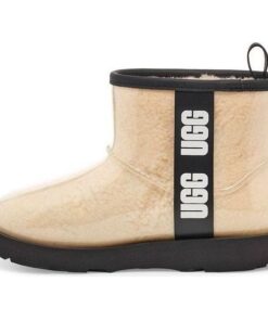 Classic Clear Mini II Large LOGO Fleece Lined Big Boys Beige 1112386K-NBLC