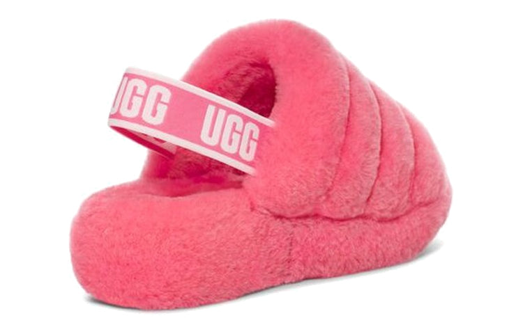 (WMNS) Fluff Yeah Slide Minimalistic Thick Sole Slipper Rose Pink 1095119-PKRS - Image 5
