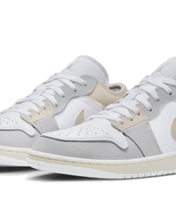 Alternative view of air jodan 1 Low SE Craft Inside Out Tech Grey