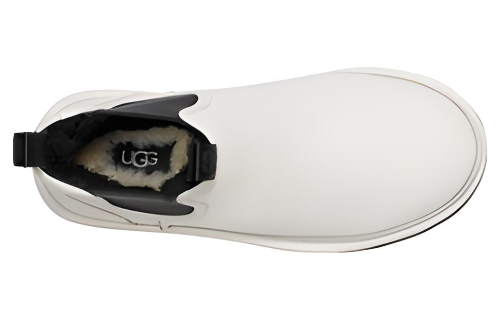 (WMNS) Neumel Platform Chelsea Boot 'Pebbled White' 1130533-PDWH - Image 4