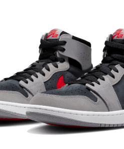 Alternative view of air jodan 1 High Zoom Air CMFT 2 Black Fire Red Cement